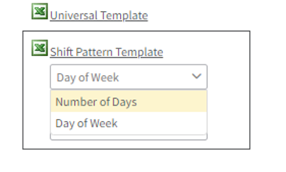 Bulk Uploads: Shift Schedule Patterns in ScheduleFlex
