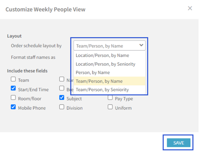 Personalize Your Calendar View in ScheduleFlex