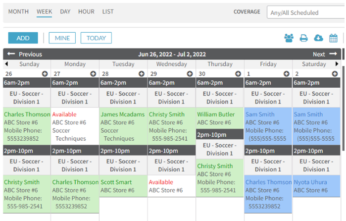 Personalize Your Calendar View in ScheduleFlex