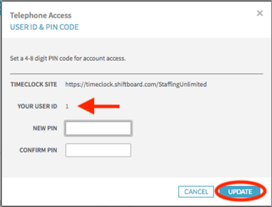 Timeclock: IVR Clock & User PIN Setup in ScheduleFlex
